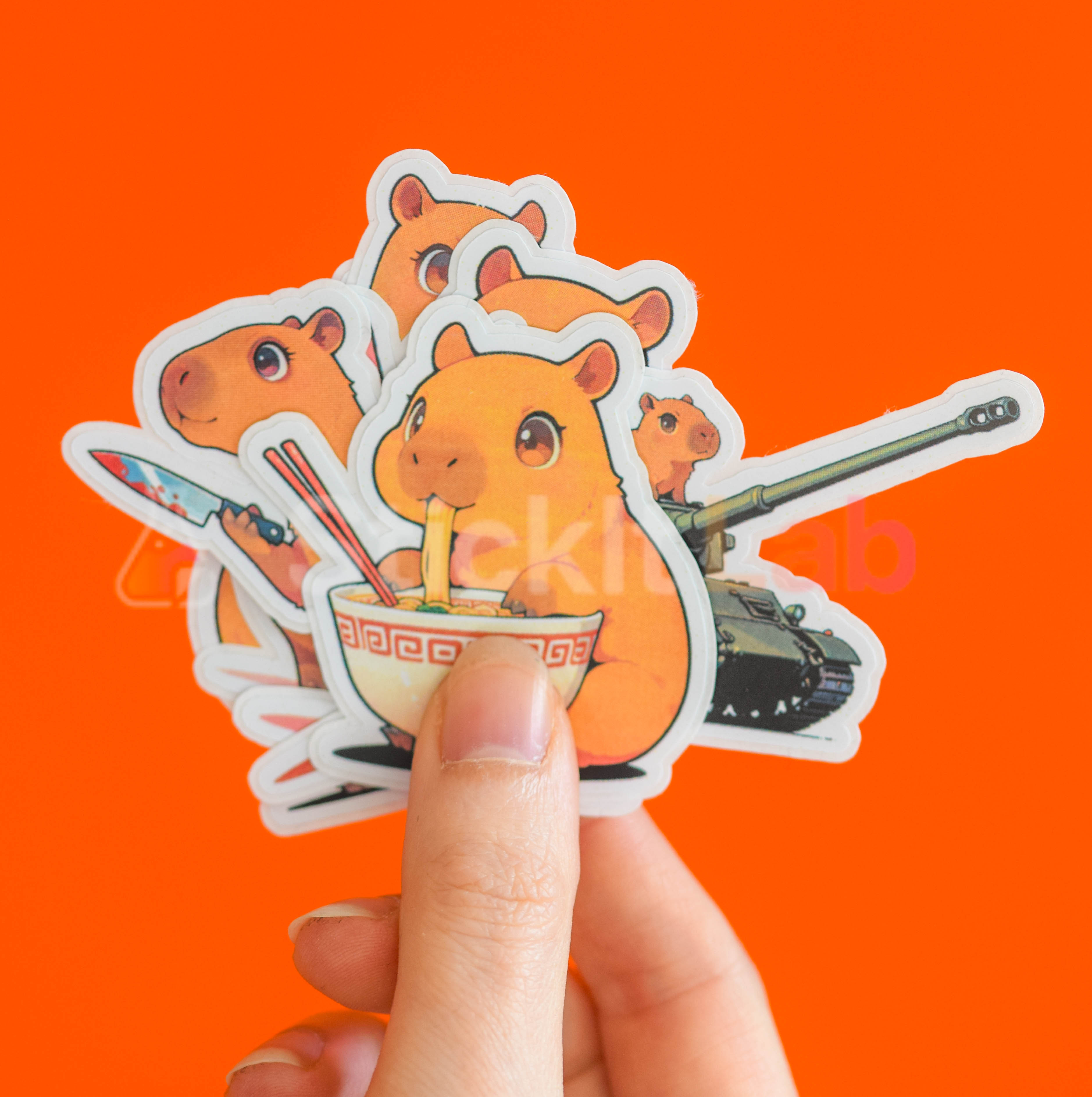 Kawaii Capybara Sticker Set Vol. 2 - Photo 2