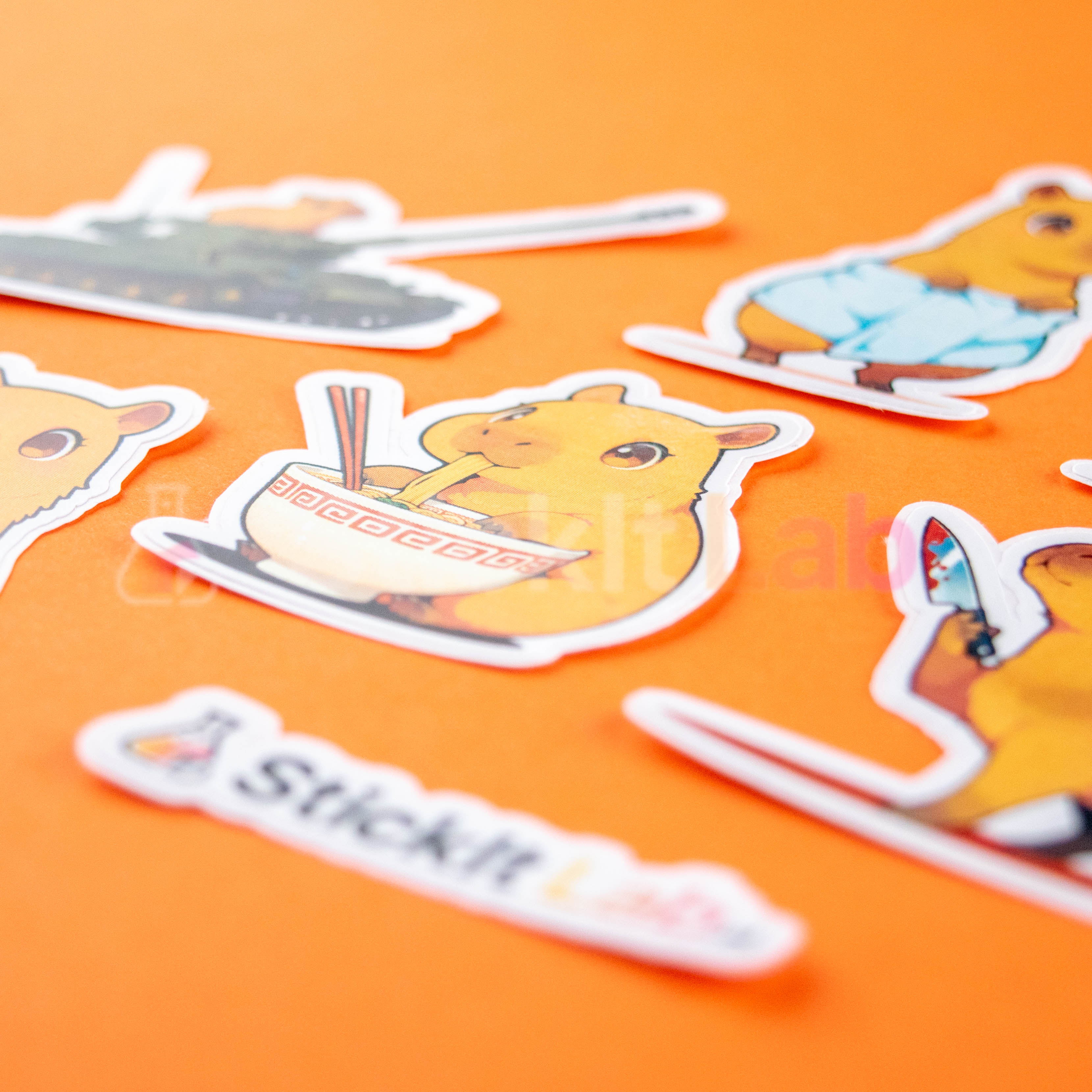 Kawaii Capybara Sticker Set Vol. 2 - Photo 3