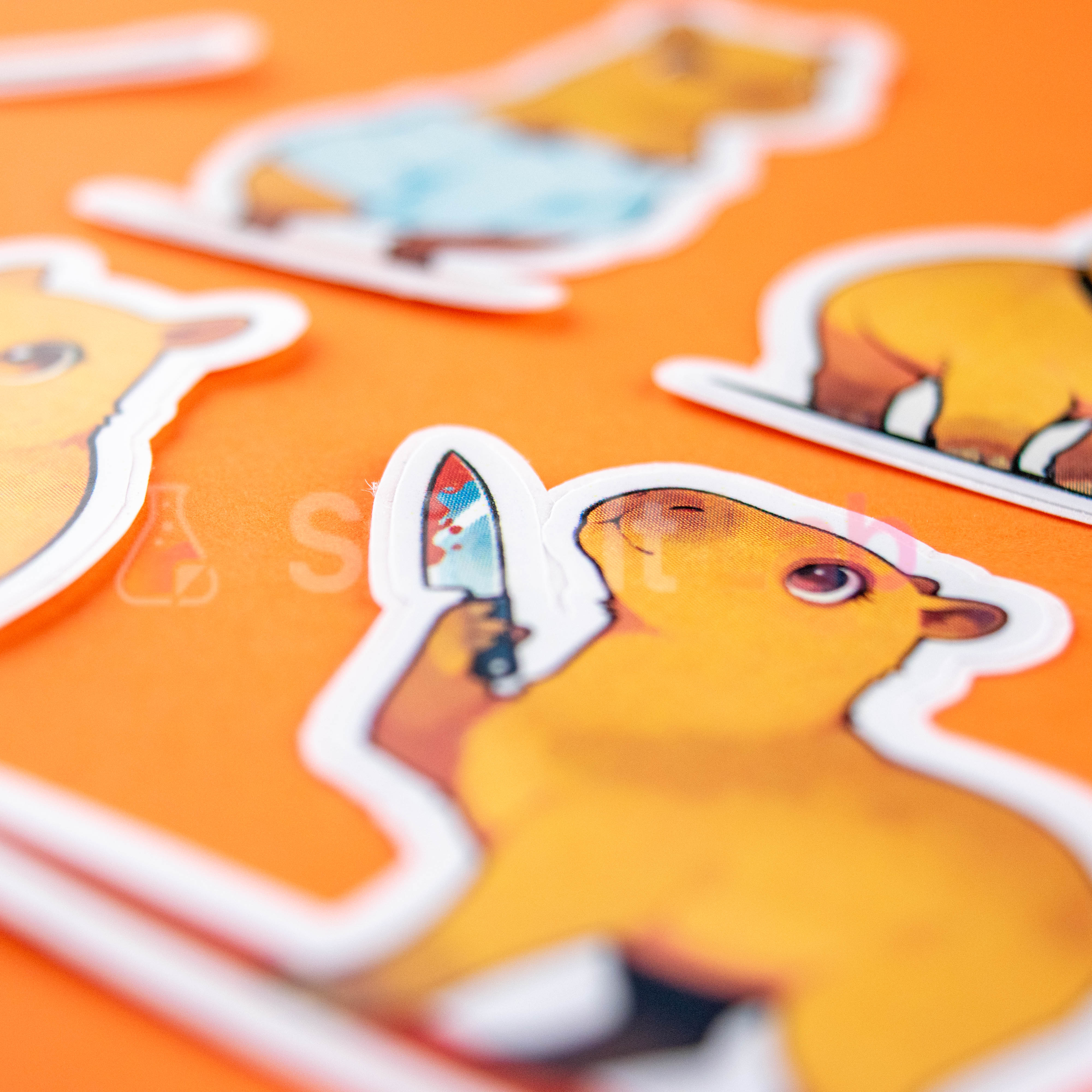 Kawaii Capybara Sticker Set Vol. 2 - Photo 4