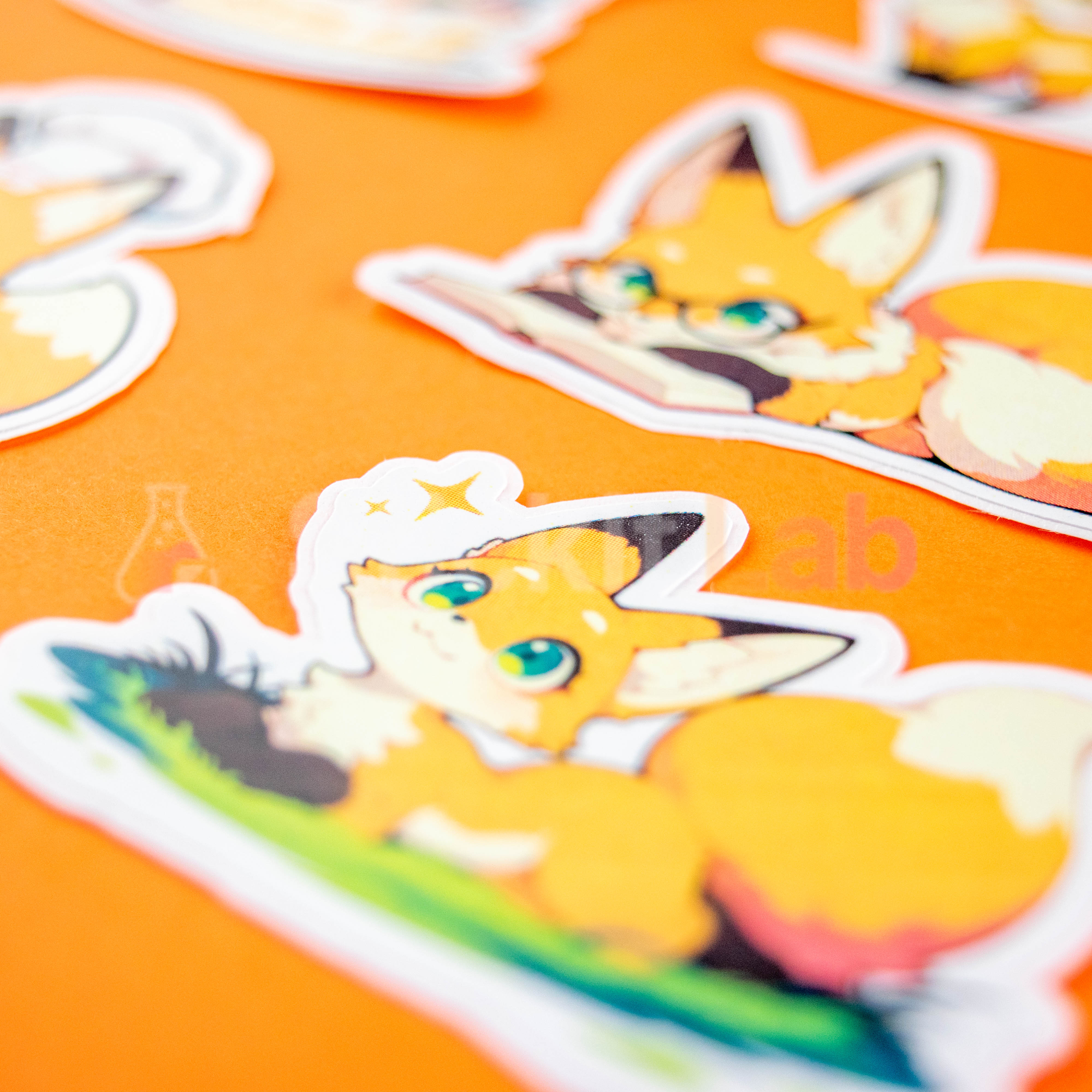 Kawaii Fox Sticker Set - Photo 4