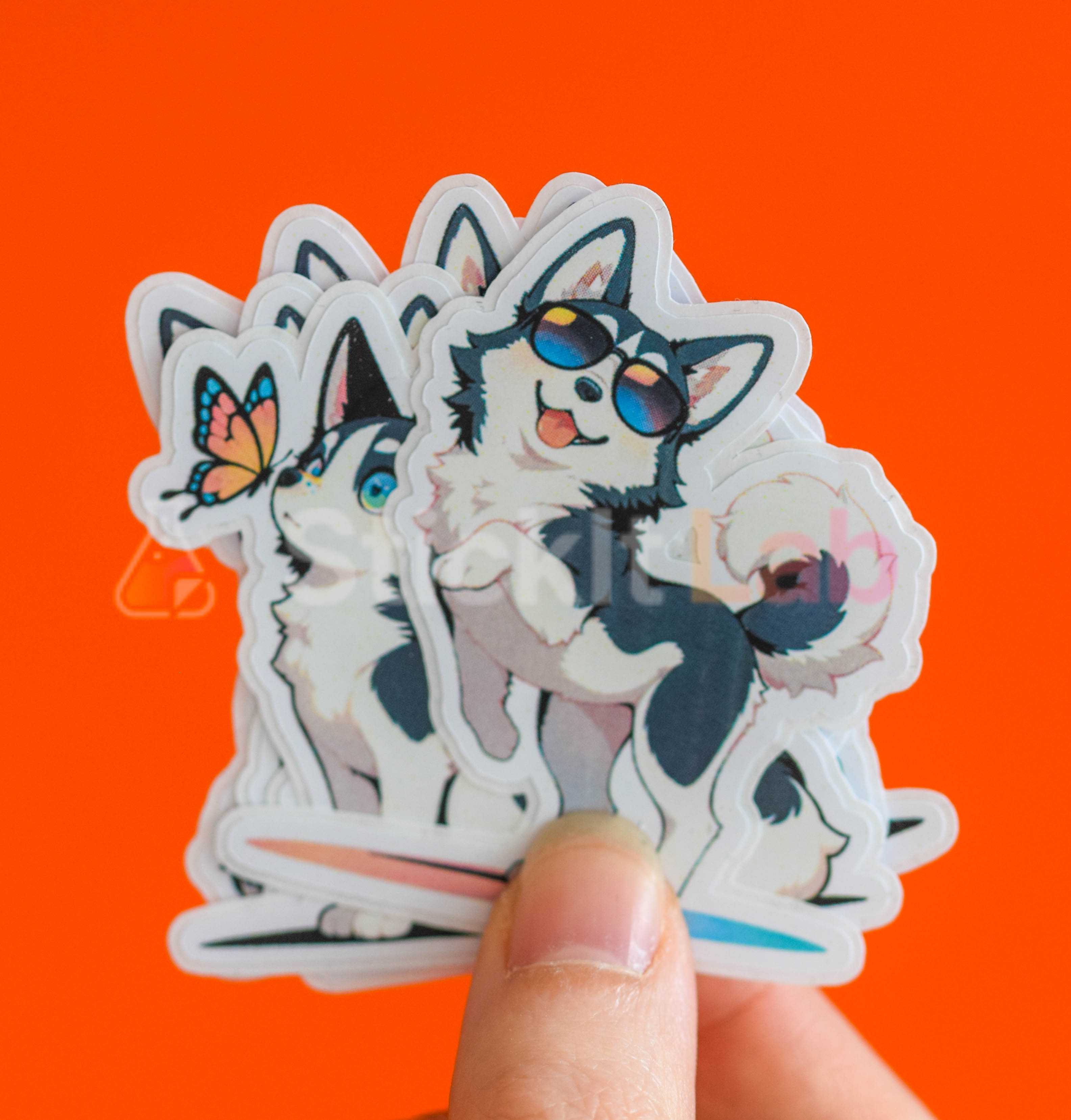 Kawaii Husky Sticker Set Vol. 2 - Photo 2