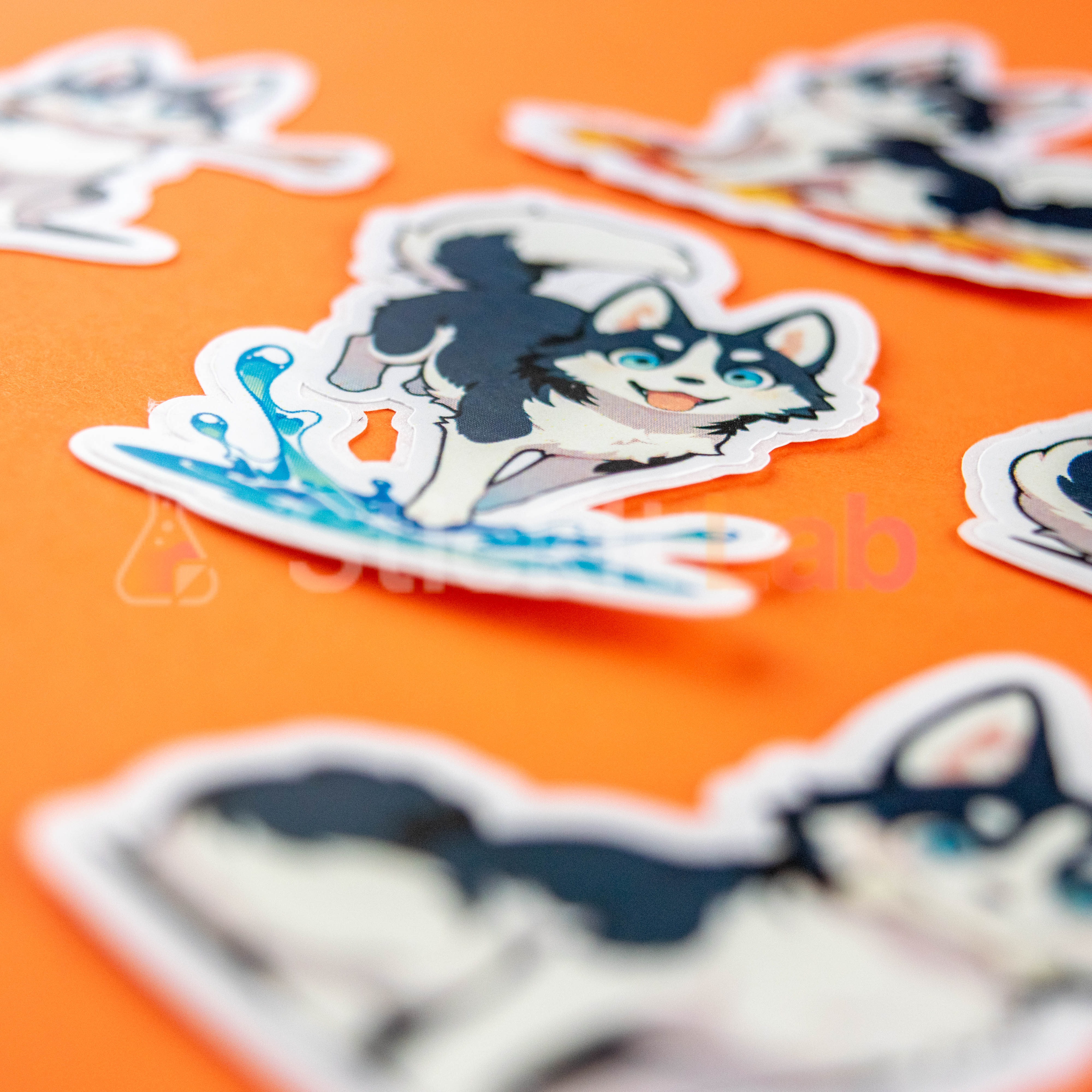 Kawaii Husky Sticker Set Vol. 2 - Photo 4