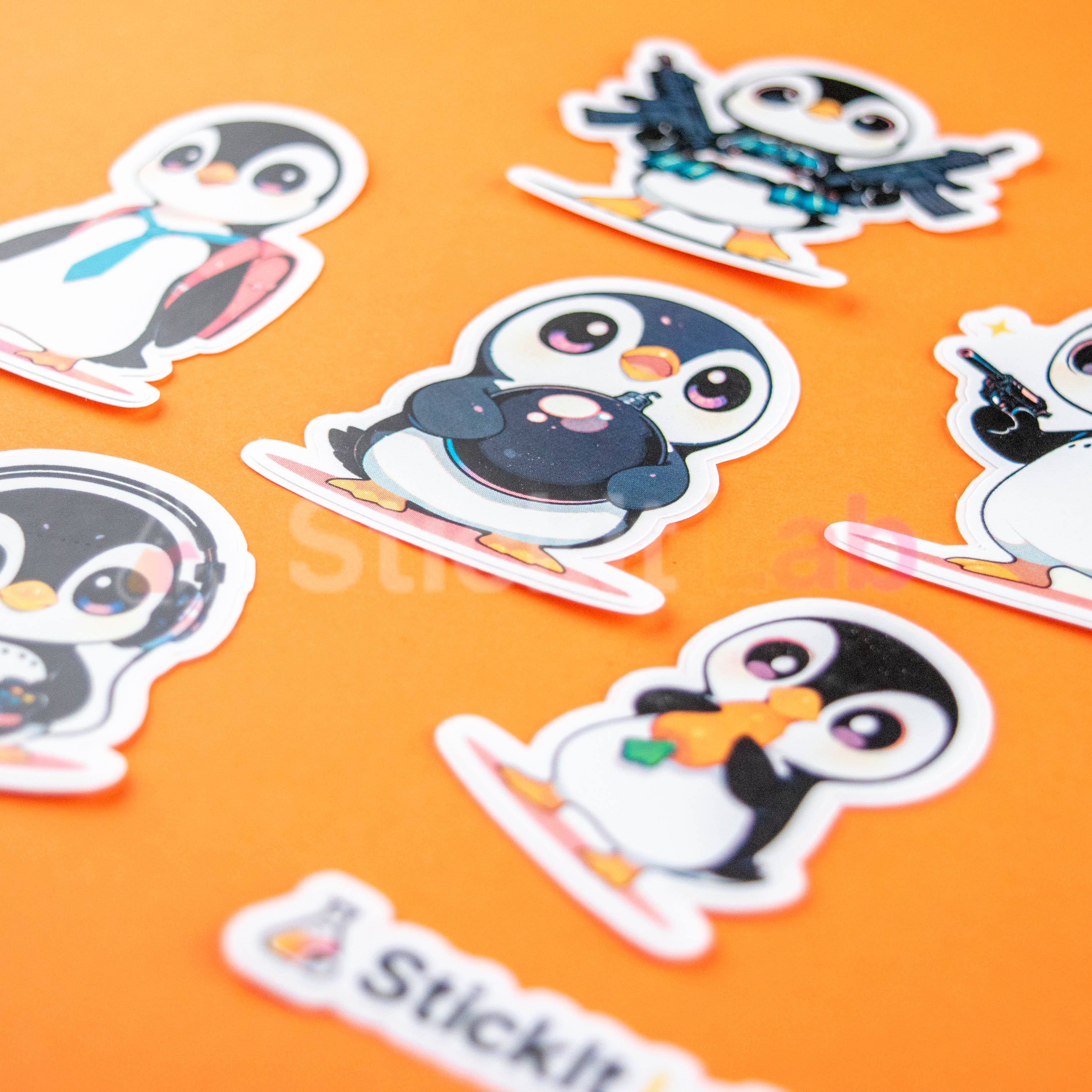 Kawaii Penguin Sticker Set - Photo 3