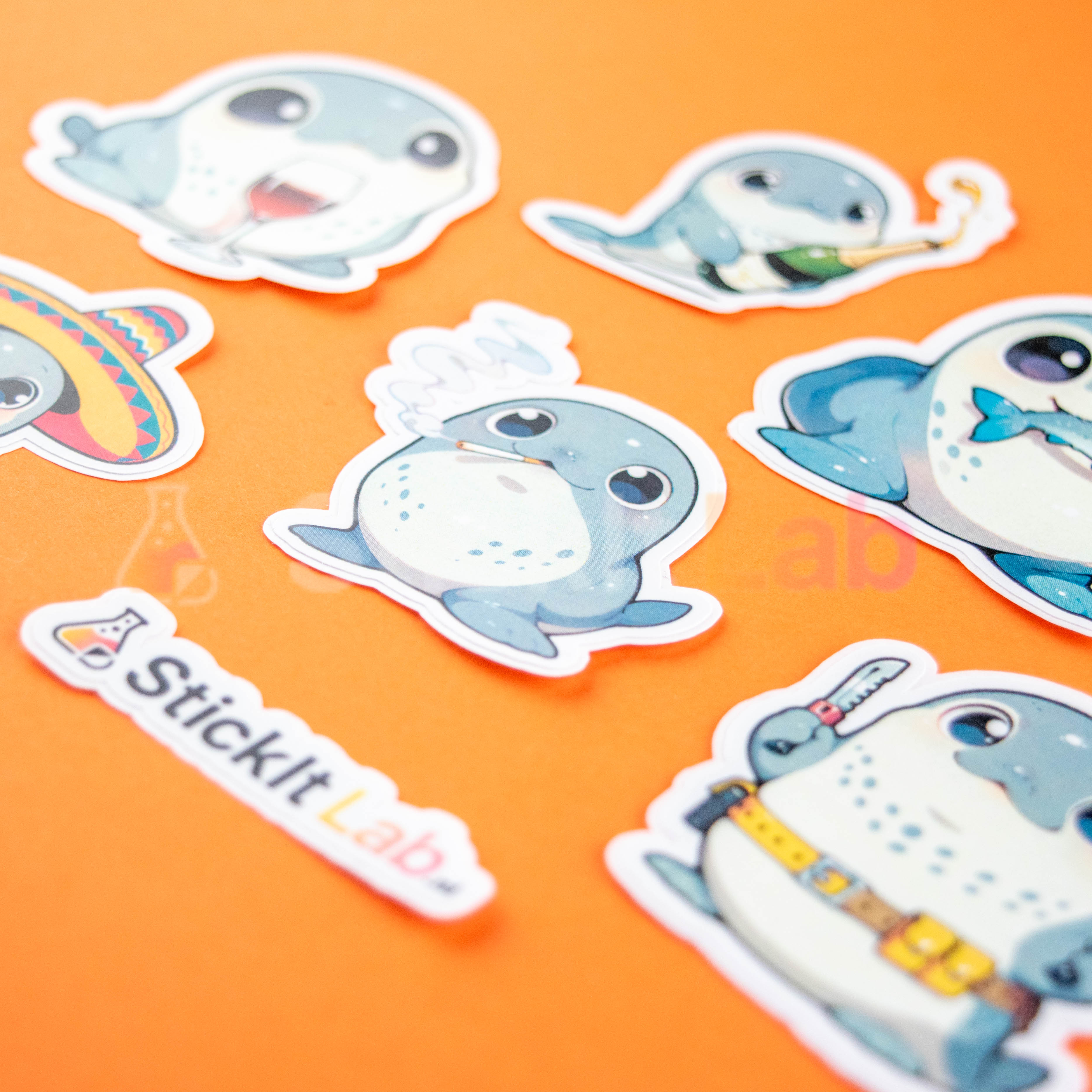Kawaii Seal Sticker Set - Photo 3