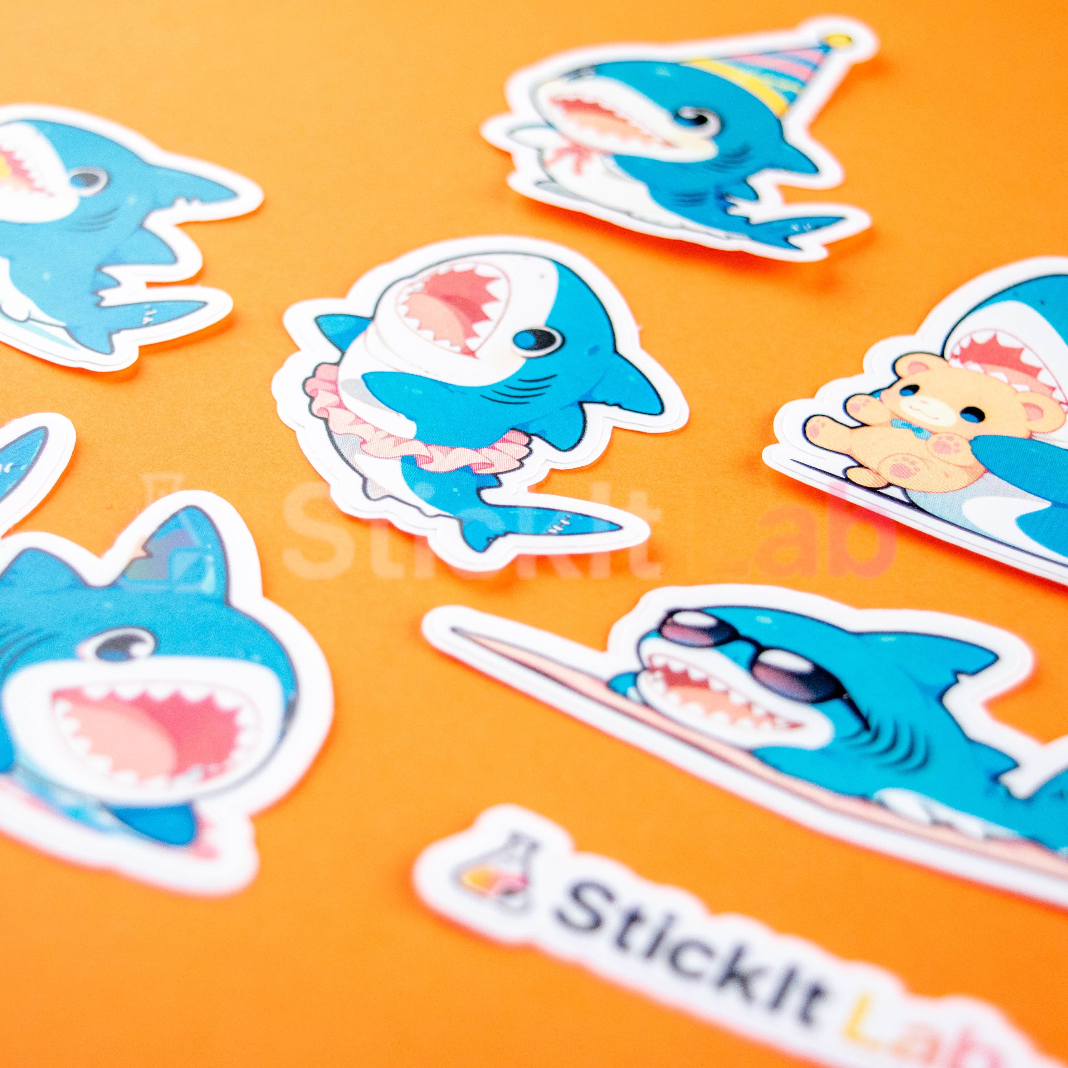 Kawaii Shark Sticker Set Vol. 2 - Photo 3