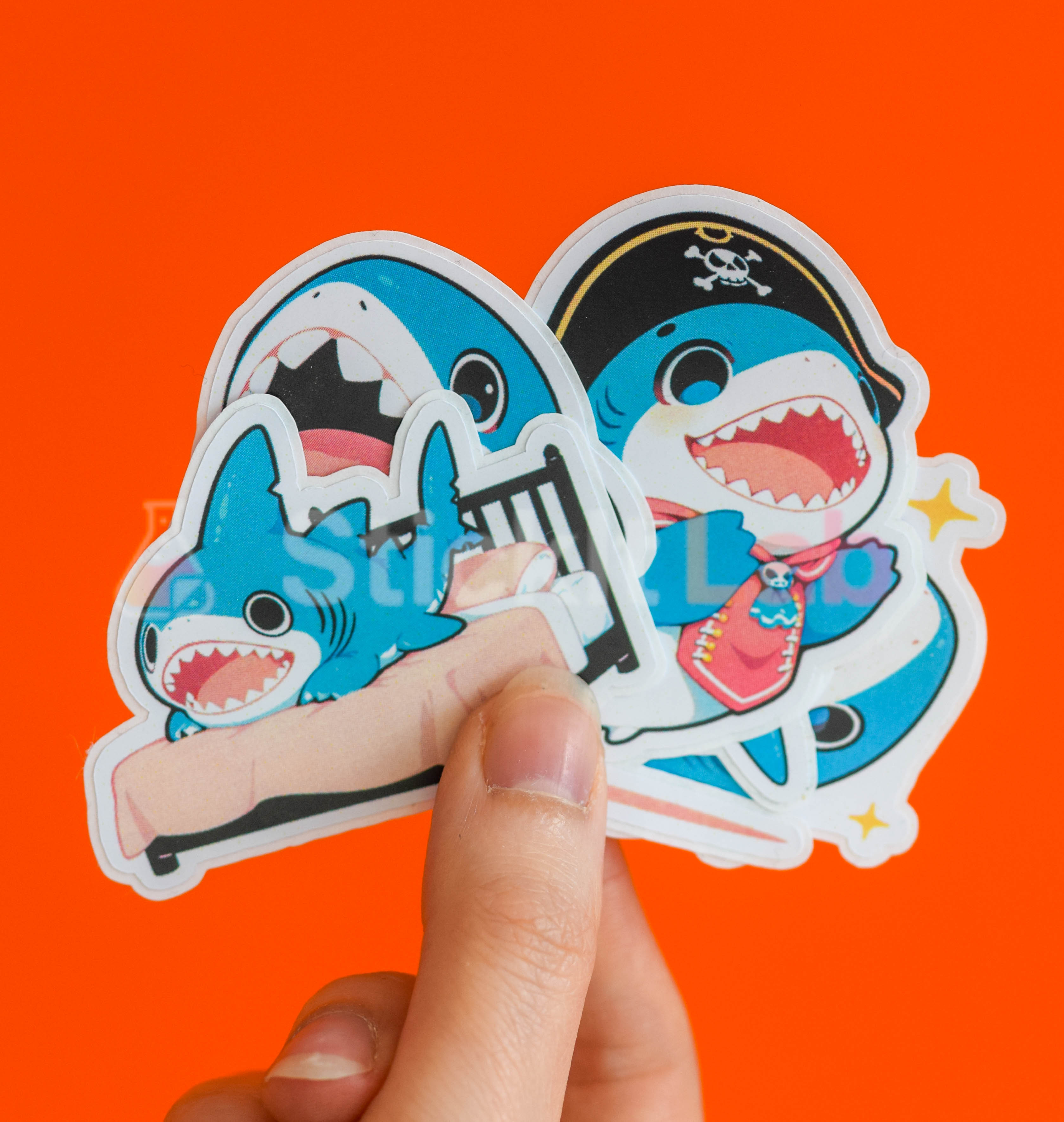 Kawaii Shark Sticker Set Vol. 3 - Photo 2