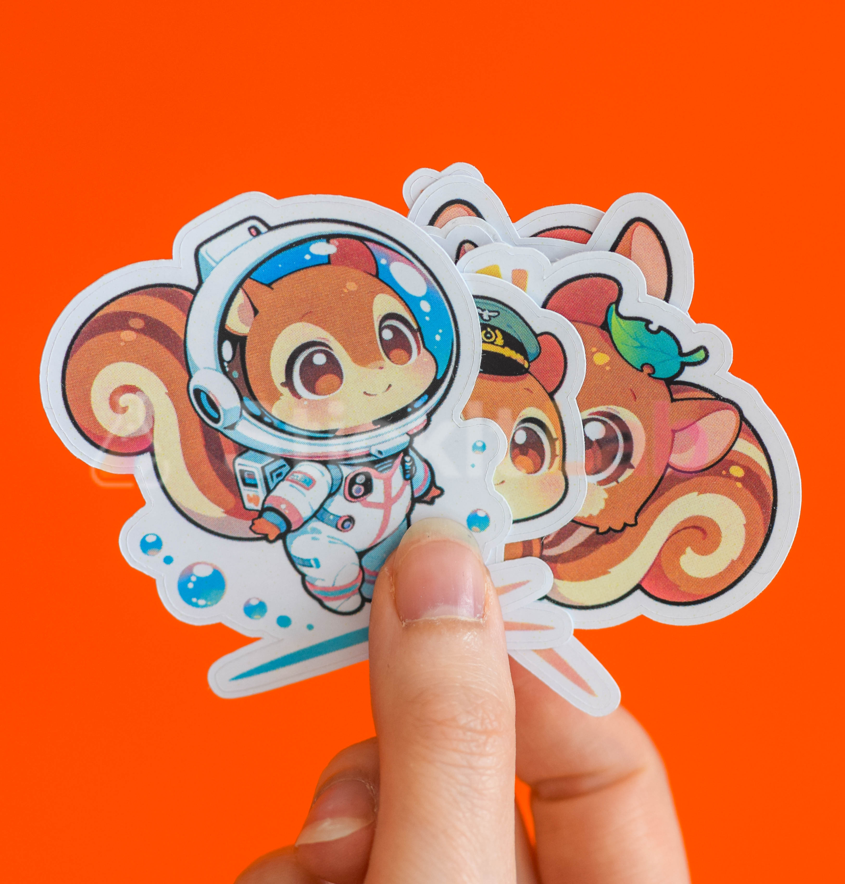 Kawaii Squirrel Sticker Set Vol. 2 - Photo 2