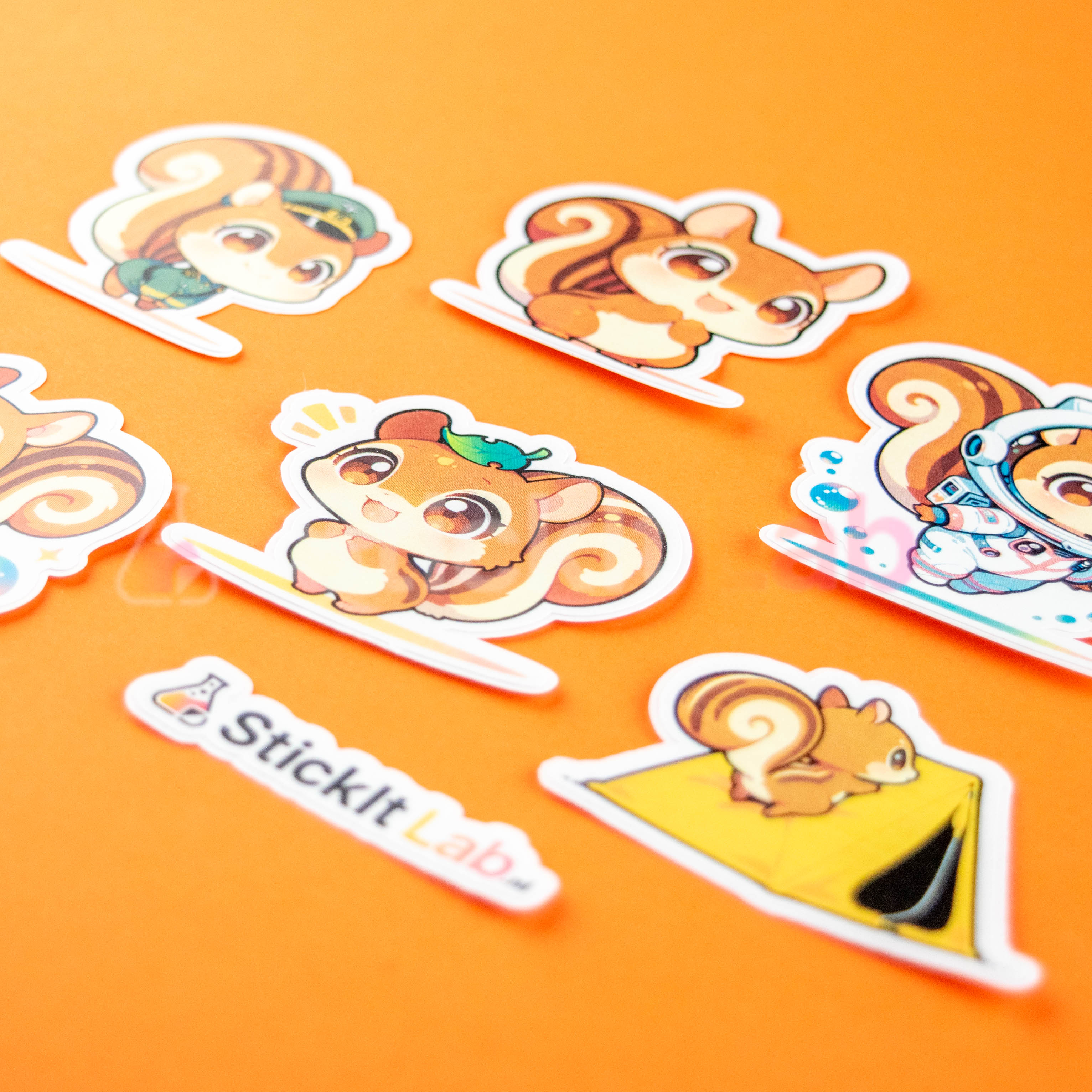 Kawaii Squirrel Sticker Set Vol. 2 - Photo 3