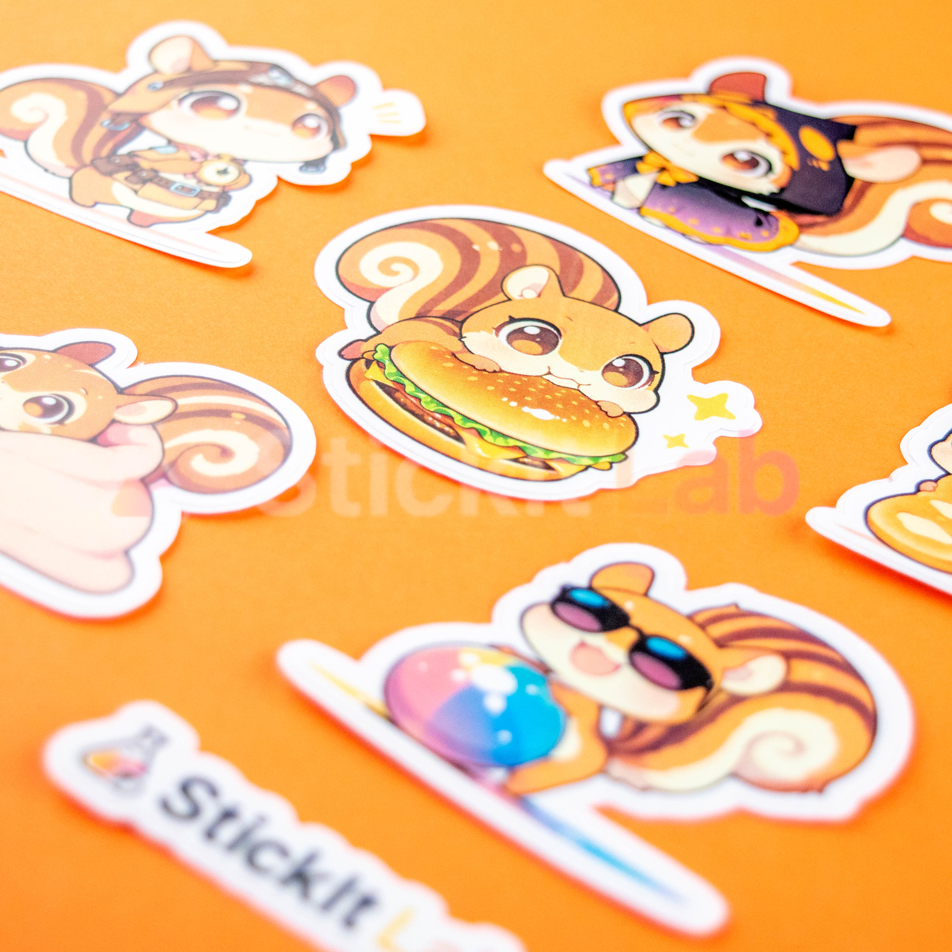Kawaii Squirrel Sticker Set - Photo 3