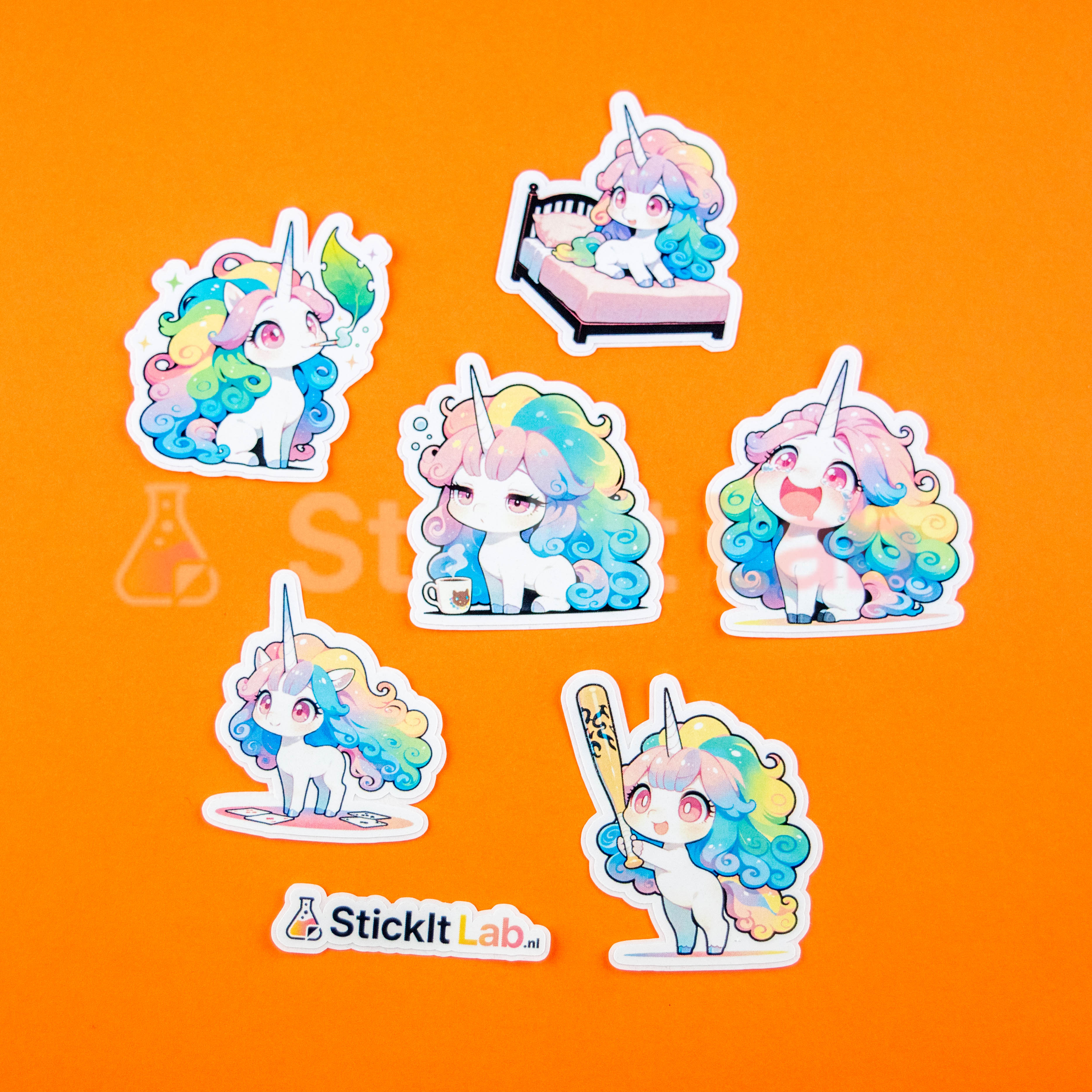 Kawaii Unicorn Sticker Set Vol. 2