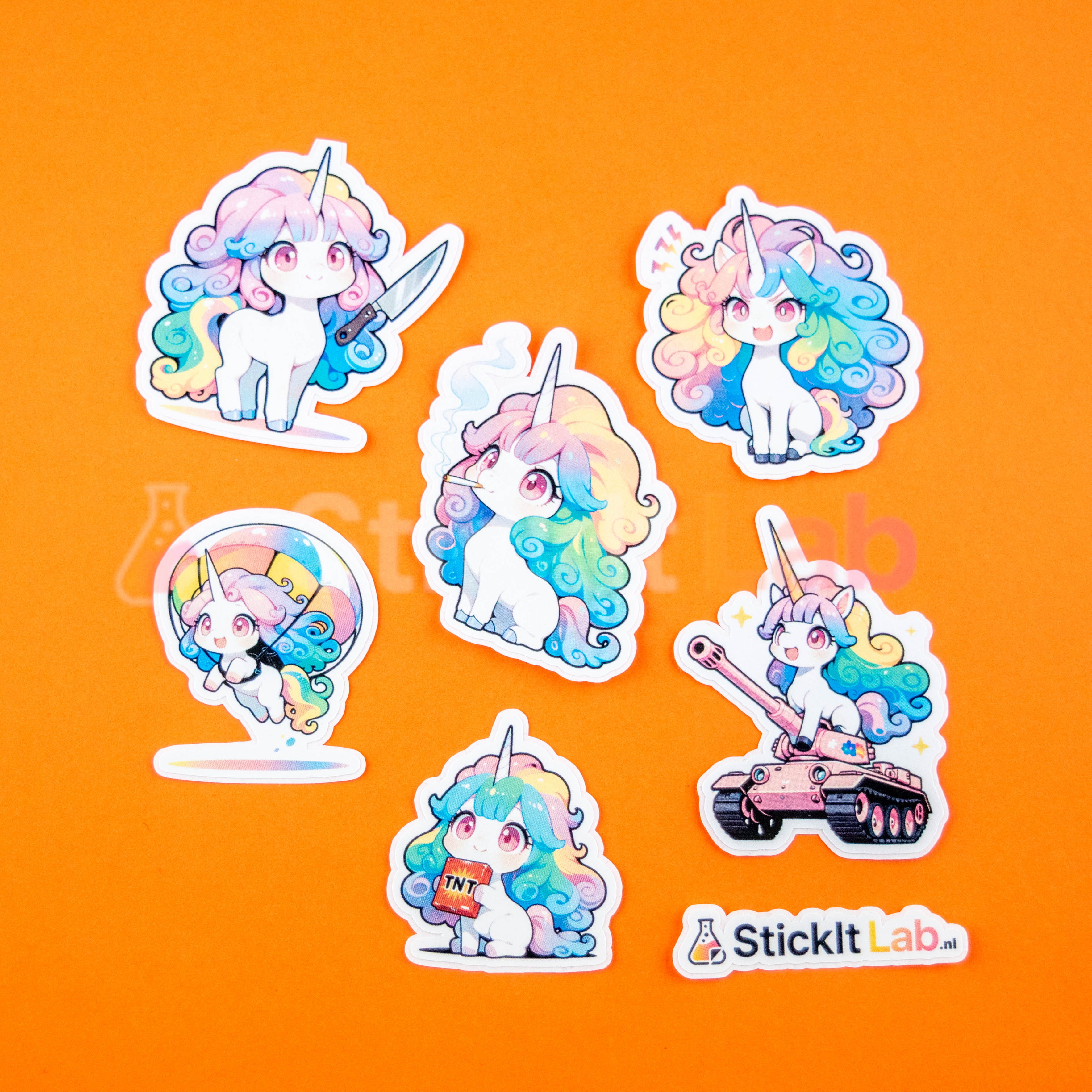 Kawaii Unicorn Sticker Set Vol. 3