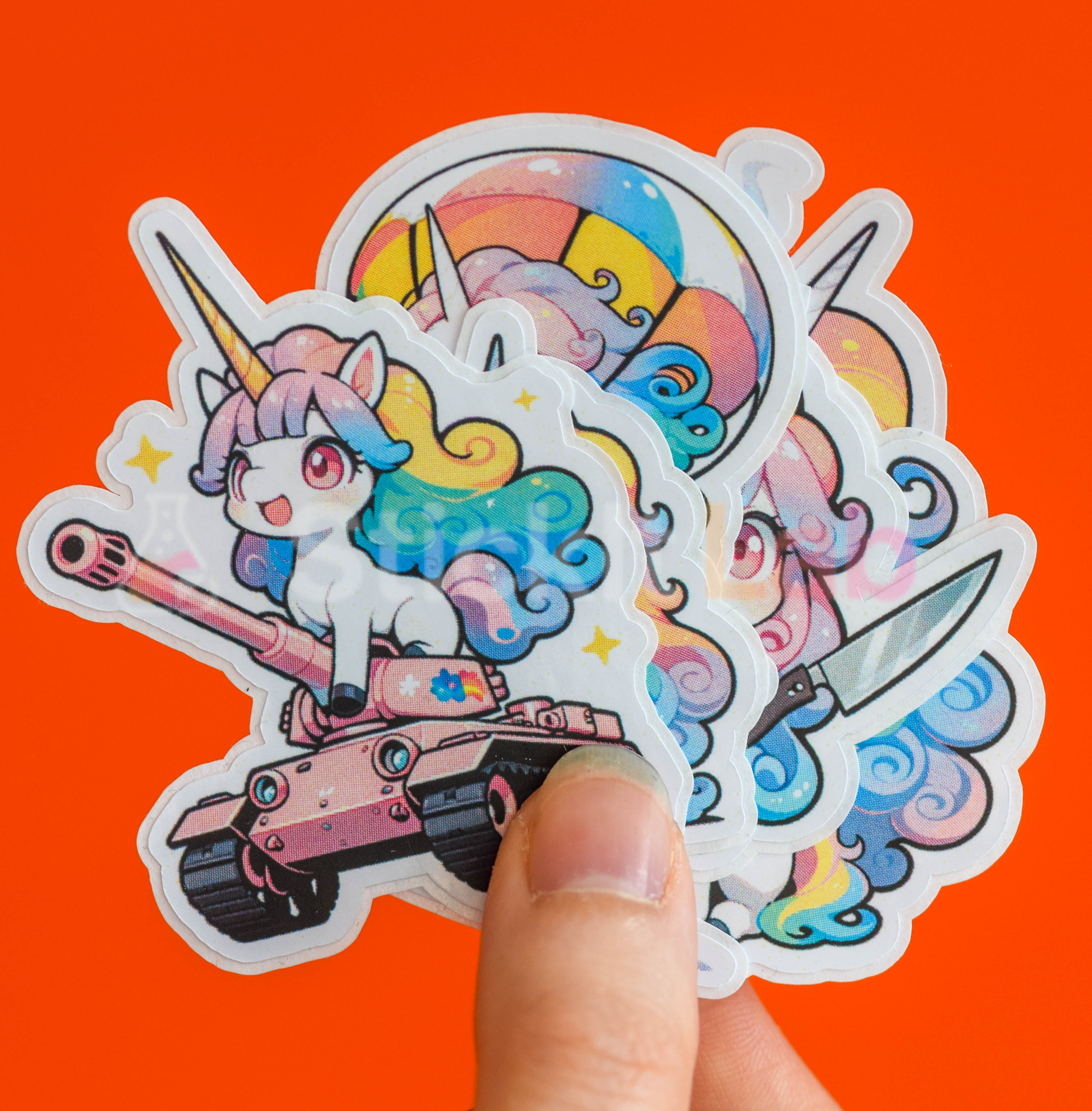 Kawaii Unicorn Sticker Set Vol. 3 - Photo 2