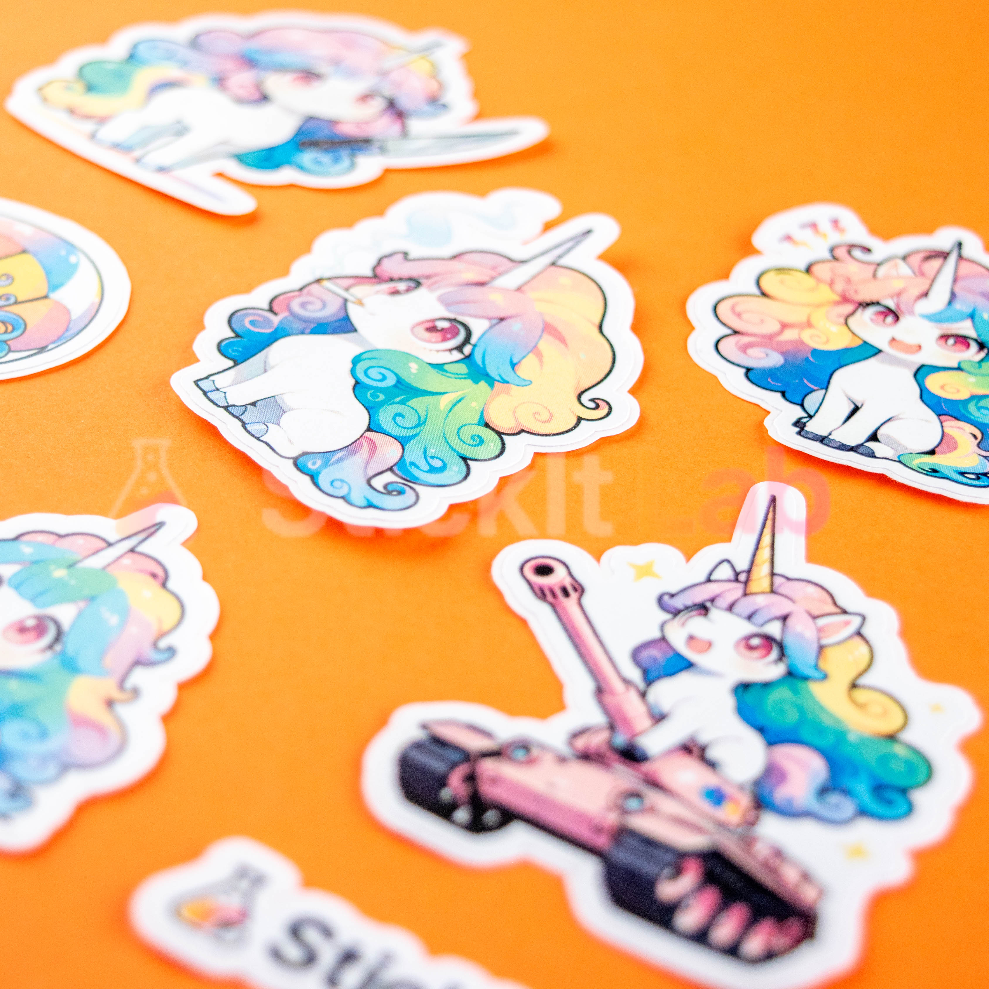 Kawaii Unicorn Sticker Set Vol. 3 - Photo 3