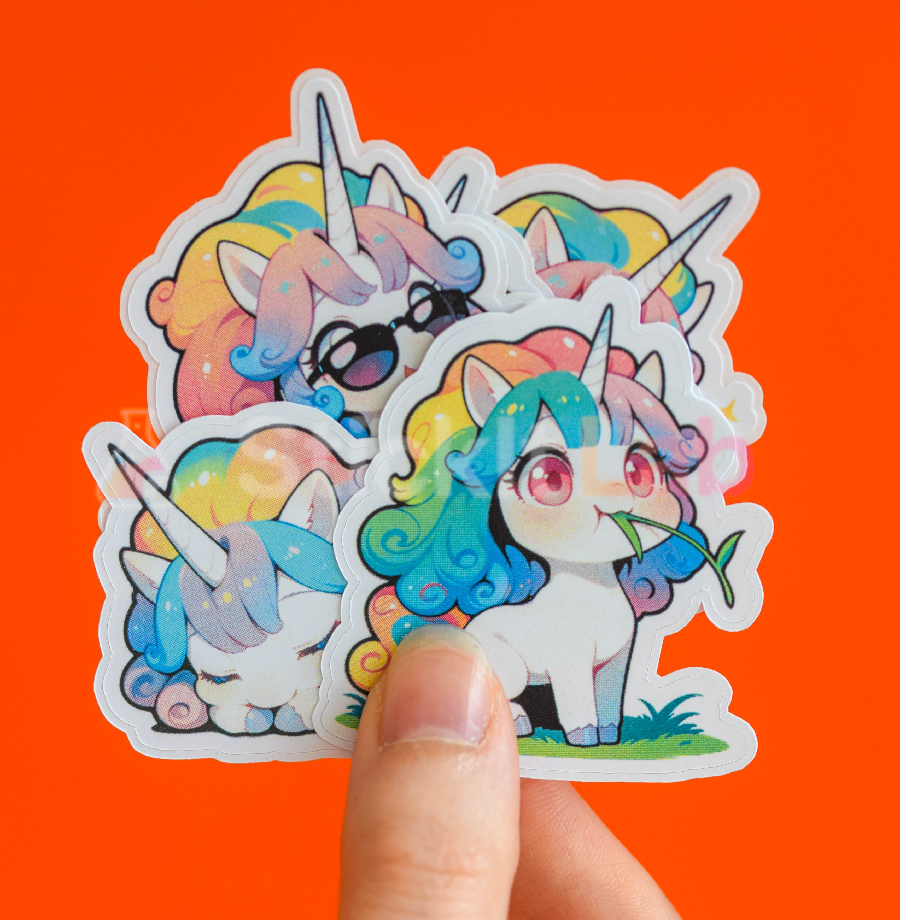 Kawaii Unicorn Sticker Set Vol. 4 - Photo 2